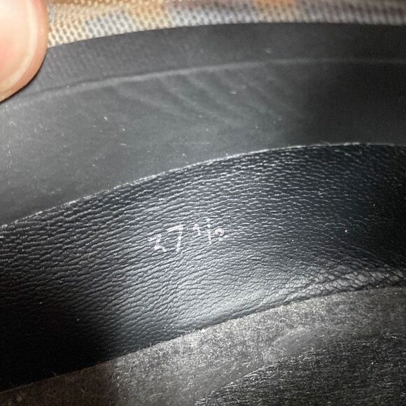 Fendi Logo Mesh Black -Red-Tan Slip On Sneakers Size 37.5 - Picture 14 of 14